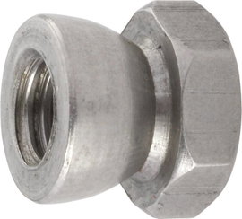 Biztonsági anyák (leszakadó anya) nemesacél, rozsdamentes, M8, 10 db, TOOLCRAFT