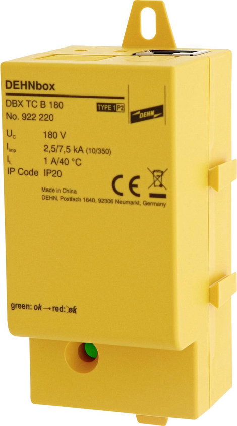 DEHN DBX TC B 180 Túlfeszültség levezető 20 kA 1 db 2. kép