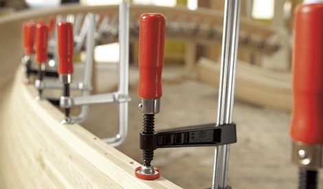 Temperöntvény csavaros gyorsszorító, TG 500/120 Bessey TG50S12, fesztáv: 500 mm, visszavonás: 120 mm 2. kép