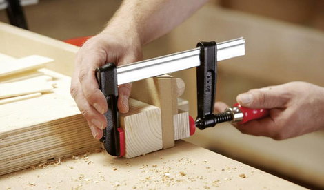Temperöntvény csavaros gyorsszorító, TPN-BE 300/140 Bessey TPN30BE, fesztáv: 300 mm, visszavonás: 14 2. kép