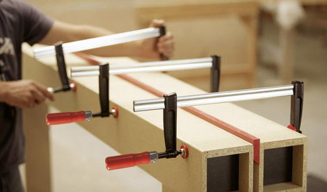 Temperöntvény csavaros gyorsszorító, TPN-BE 300/140 Bessey TPN30BE, fesztáv: 300 mm, visszavonás: 14 3. kép