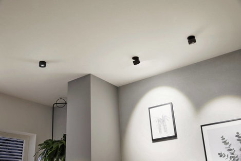 Paulmann 93370 Spircle LED-es beépíthető lámpa LED Fixen beépített LED-es 8 W Fekete (matt) 5. kép