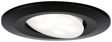 Beépíthető LED-es lámpakészlet 3x 680lm 4000K 6W 230V, fekete (matt), Paulmann 99991 3. kép