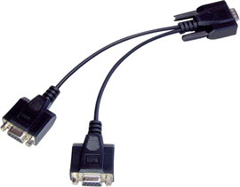 Kern CFS-A04 Kern & Sohn Y kábel két terminál párhuzamos csatlakoztatásához az RS-232 mérleg interfé