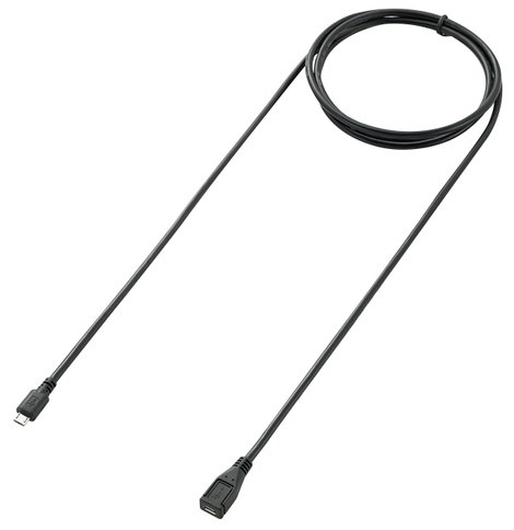 Renkforce USB kábel USB 2.0 USB mikro B dugó, USB mikro B alj 1.80 m Fekete aranyozott érintkező RF-