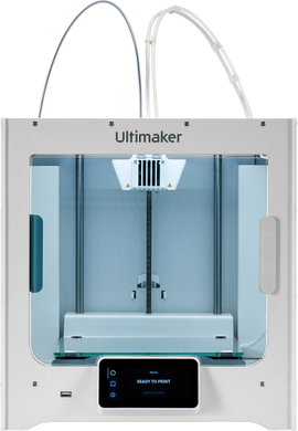 UltiMaker S3 3D nyomtató Fűthető nyomtatóágy, Kettős dűzni rendszer (dupla extruder)