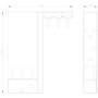 Siemens 3RA2936-1A Főáram összekötő 1 db (Sz x Ma x Mé) 116.2 x 146.5 x 24.5 mm 2. bélyegkép
