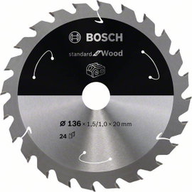 Bosch Accessories Bosch Power Tools 2608837668 Keményfém körfűrészlap 136 x 20 mm Fogak száma (collo