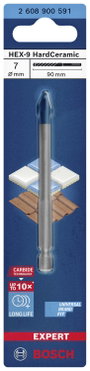 Bosch Accessories EXPERT HEX-9 HardCeramic 2608900591 Csempefúró 1 db 7 mm Teljes hossz 90 mm Hatlap 2. bélyegkép