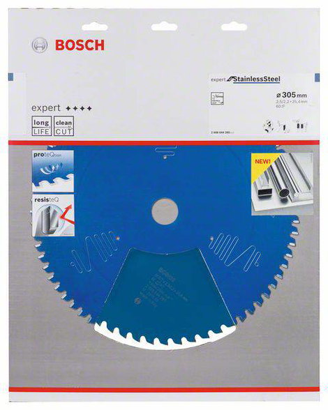 Bosch Accessories Expert for Stainless Steel 2608644285 Körfűrészlap 305 x 25.4 x 2.2 mm Fogak száma 2. kép