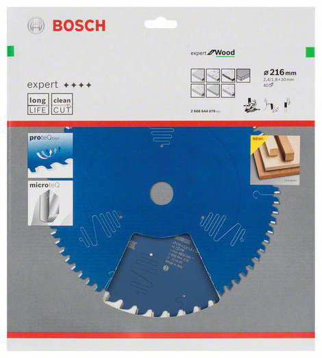 Bosch Accessories Expert for Wood 2608644079 Körfűrészlap 216 x 30 x 1.8 mm Fogak száma (collonként) 2. kép