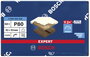 Bosch Accessories EXPERT C470 2608900928 Delta csiszolópapír Lyukas Szemcsézet 80 (H x Sz) 93 mm x 9 3. bélyegkép