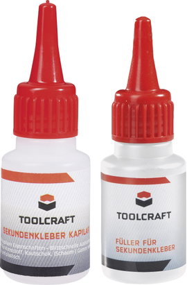 Pillanatragasztó és feltöltőanyag készlet, TOOLCRAFT