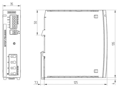 Siemens 6EP34367SB003AX0 kalapsínes tápegység 1x 20 A 480 W 2. kép