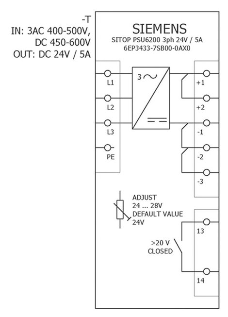 Siemens 6EP34367SB003AX0 kalapsínes tápegység 1x 20 A 480 W 4. kép