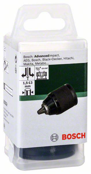 Kulcs nélküli tokmány 1,5 mm - 13 mm Bosch Accessories 2609256D95 2. kép