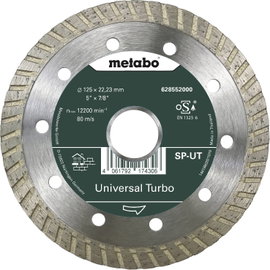 Metabo 628552000 SP-UT Gyémánt bevonatú vágótárcsa Ø 125 mm Furat átmérő 22.23 mm Beton 1 db
