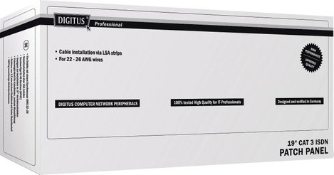 Digitus 25-KR/G ISDN patch panel 2. kép