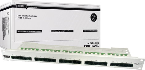 Digitus 25-KR/G ISDN patch panel 7. kép