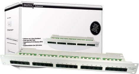 Digitus 25-KR/G ISDN patch panel 8. kép