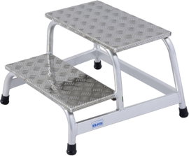 Alumínium Szerelő fellépő Munkamagasság (max.): 2.40 m Krause 805027 Ezüst 5 kg