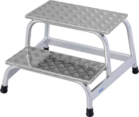 Alumínium Szerelő fellépő Munkamagasság (max.): 2.40 m Krause 805027 Ezüst 5 kg 2. kép