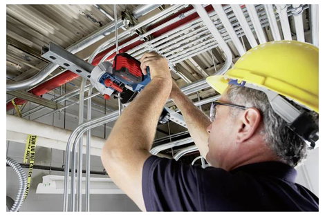 Bosch Professional Akkus szalagos fűrész Bosch Power Tools Vágási mélység (max.) 63.5 mm 18 V 2. kép