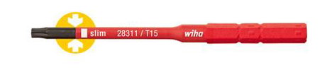 Wiha VDE-Wechselklinge slimVario Torx T10x75mm VDE TORX Cserélhető penge T 10 75 mm Alkalmas Wiha To