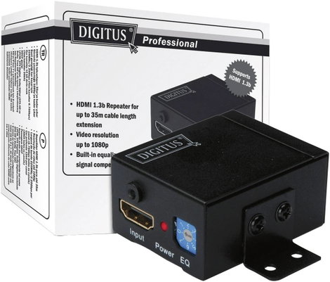 HDMI jel erősítő, jel továbbító, jelszint állítással Digitus Professional Repeater 3. kép