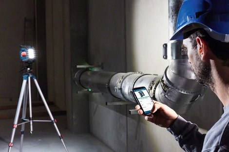 Bosch Professional GLI 18V-1200 C 0601446700 Fénysugárzó építkezéshez 1200 lm 3. kép