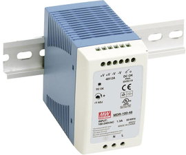 Mean Well MDR-100-48 Kalapsínes tápegység 48 V/DC 2 A 96 W Kimenetek száma:1 x Tartalom, tartalmi eg