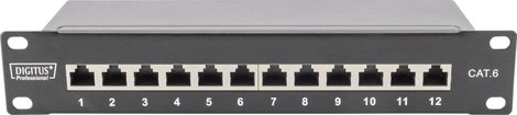 Patch panel 12 portos 25,4 cm (10) Digitus CAT6