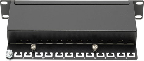 Patch panel 12 portos 25,4 cm (10) Digitus CAT6 3. kép