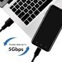 LogiLink USB kábel USB 3.2 Gen1 (USB 3.0 / USB 3.1 Gen1) USB-A dugó, USB-C® dugó 0.50 m Fekete CU016 3. bélyegkép