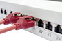 Beépíthető ISDN patch panel 25db-os CAT6a Digitus 19 RAL 7035 1HE 2. bélyegkép