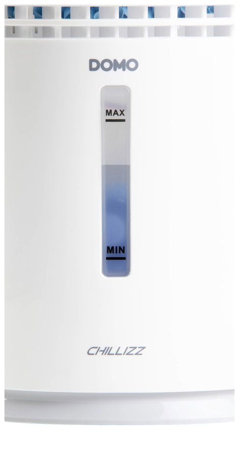 DOMO Air Cooler Chillizz Levegőhűtő 9.6 W (Ø x Ma) 204 mm x 380 mm Fehér, Fekete Időzítő, Légnedvesí 12. kép