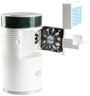 DOMO Air Cooler Chillizz Levegőhűtő 9.6 W (Ø x Ma) 204 mm x 380 mm Fehér, Fekete Időzítő, Légnedvesí 8. bélyegkép