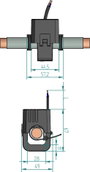 Gossen Metrawatt SC40-C 250/1A 0,2VA Kl.1 28 mm Elsődleges áram 250 A Másodlagos áram 1 A 1 db 3. bélyegkép