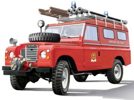 Italeri 3660 Land Rover Fire Truck Autómodell építőkészlet 1:24