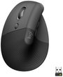 Logitech Lift Left Vertical Ergonomic Mouse Ergonomikus egér Bluetooth™, Rádiójel vezérlésű Optikai bélyegkép