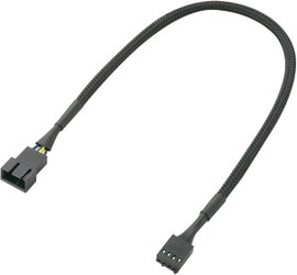 Ventilátor hosszabbító kábel, 4 pólusú, 30 cm, Akasa AK-CBFA01-30