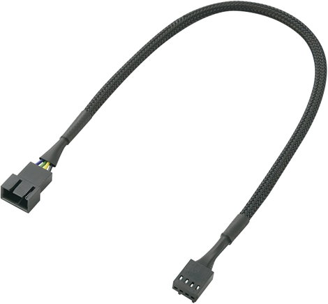 Ventilátor hosszabbító kábel, 4 pólusú, 30 cm, Akasa AK-CBFA01-30