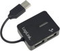 4 portos USB 2.0 Hub, fekete, LogiLink UA0139 bélyegkép