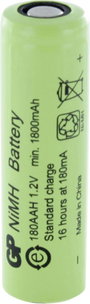 GP Batteries GPIND180AAHB Ceruzaakku NiMH 1800 mAh 1.2 V 1 db bélyegkép