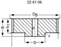 Reely Alumínium Fogazott tárcsa Furat átmérő: 10 mm Ø: 97 mm Fogak száma: 60 2. bélyegkép