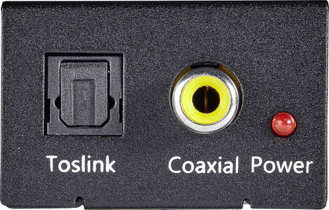 A/D konverter, analóg/digitális audio átalakító 2 x RCA/1 x Toslink, SPDIF, vagy koax kimenetre Spea 4. kép