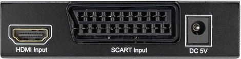 HDMI jelátalakító konverter [ Scart, HDMI bemenet - HDMI, digitális koax RCA, Jack audio kimenet] Sp 2. kép