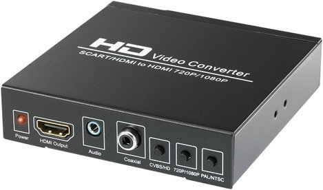 HDMI jelátalakító konverter [ Scart, HDMI bemenet - HDMI, digitális koax RCA, Jack audio kimenet] Sp 4. kép
