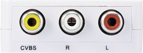 HDMI / RCA konverter, 1x HDMI alj - 3x RCA alj, fehér, SpeaKa Professional 3. kép