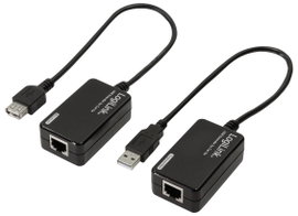 USB 2.0 jeltovábbító 60 m-ig, LogiLink UA0021D